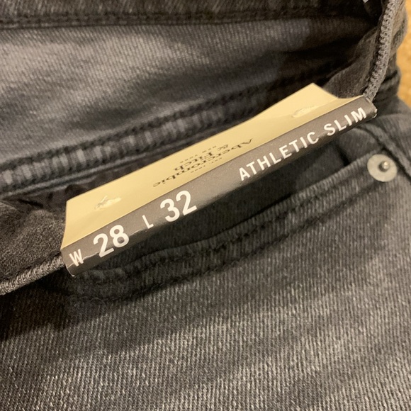 Abercrombie & Fitch 28x32 Athletic Slim Standard Length Gray Jeans - Picture 14 of 14